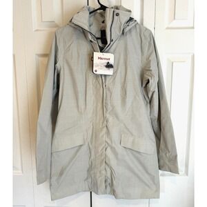 NEW Marmot Whitehall Jacket Waterproof Glacier Grey Women's Size Medium 45470